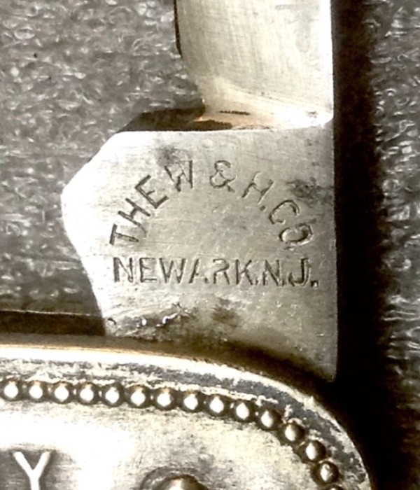 The Secondary Blade Front Tang Stamp.