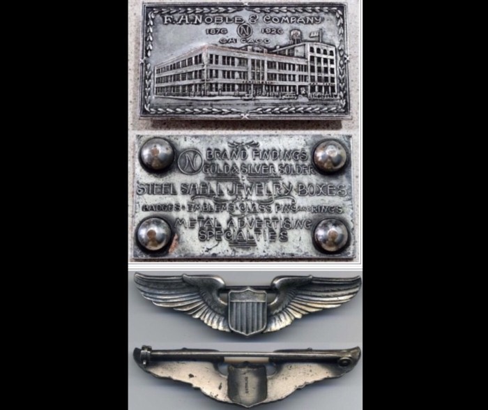 Two Of F. H. NOBLE &amp; CO Items.<br />NOT My Item(s). NOT My Picture(s).