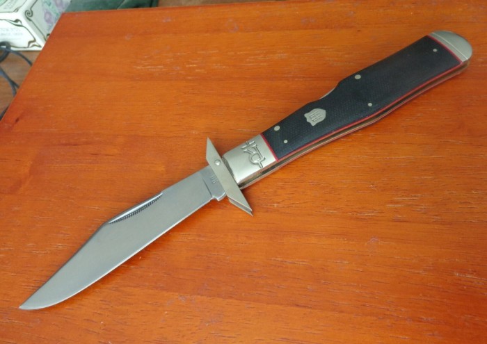 Rough Ryder Highland Black Micarta Large Swing Guard