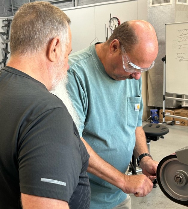 Mike Learning Bevel Grinding From Ed.jpeg
