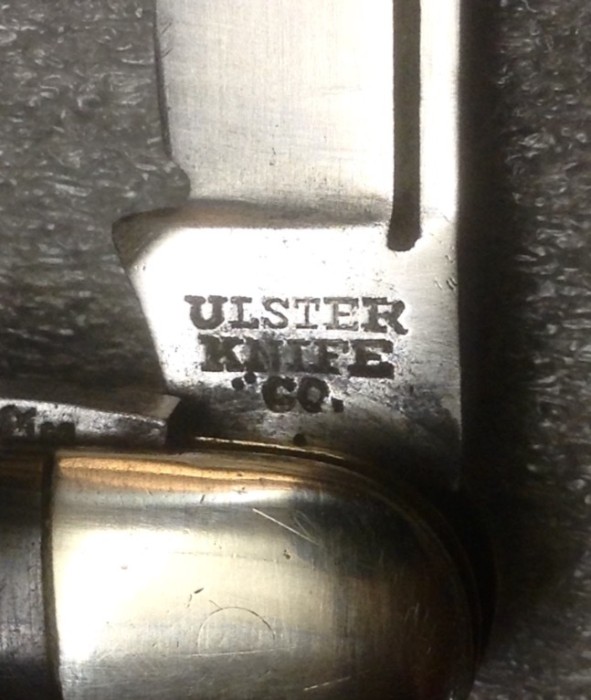 The Main Blade Front Tang Stamp.