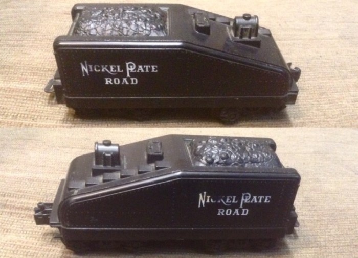 THE LIONEL COAL CAR - BOTH SIDES.