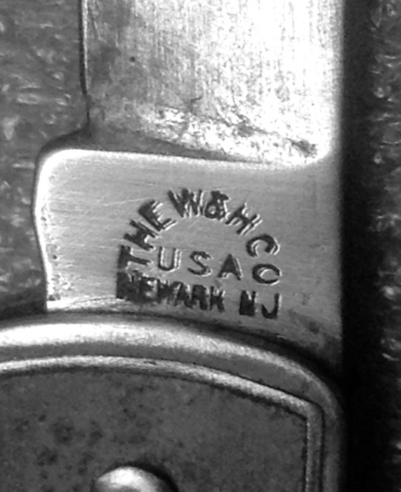 The Main Blade Front Tang Stamp.