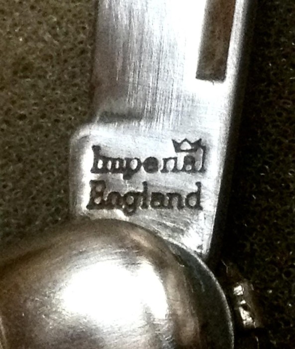 The Main Blade Front Tang Stamp.
