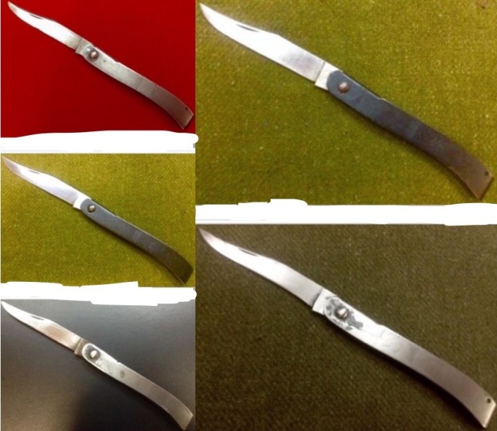 My Other Five Pocket Knives, Same Pattern Or Style, For Comparison.