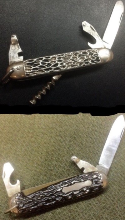 Top - BERK - I Have One So Far, In This Pattern Or Style. <br />(Has A Corkscrew)<br />Bottom - BERK - I Have Four So Far, In This Pattern Or Style.<br />(Has NO Corkscrew)