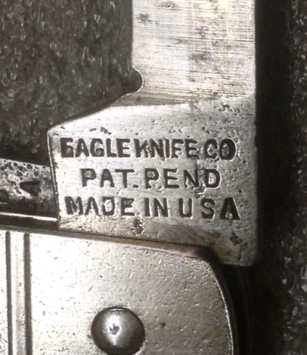 The Secondary Blade Front Tang Stamp.