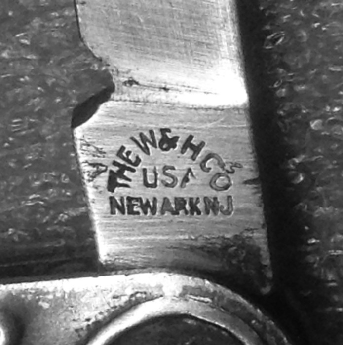 The Main Blade Front Tang Stamp.