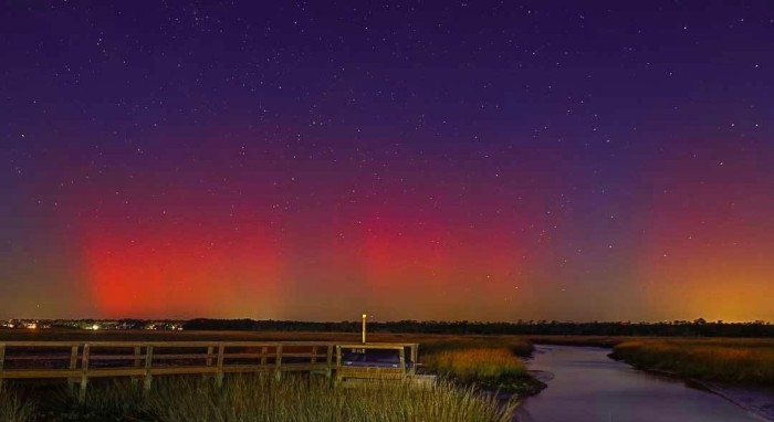 Northern lights last night from NC