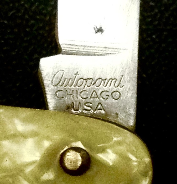 The Main Blade Front Tang Stamp.