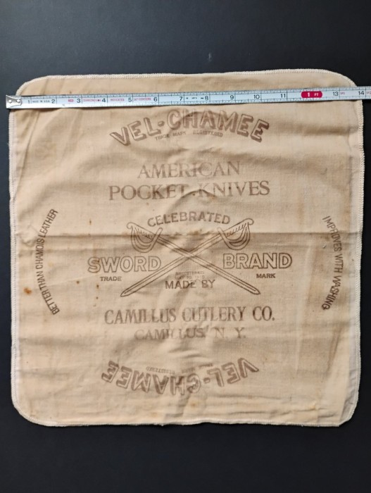camillus sword brand polishing cloth