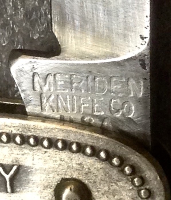 The Secondary Blade Front Tang Stamp.