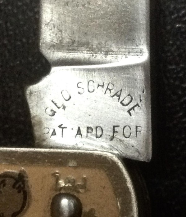 The Main Blade Front Tang Stamp.