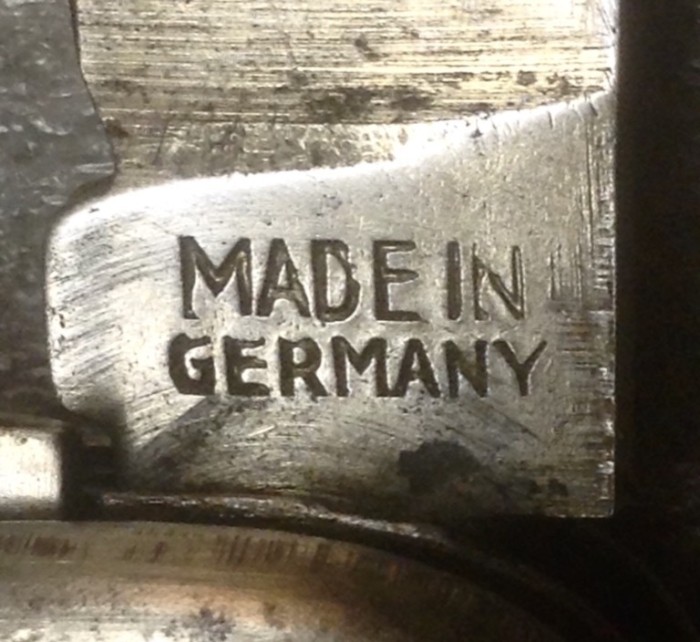 The Main Blade Front Tang Stamp.