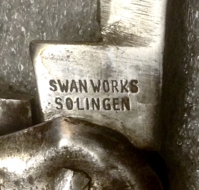 The Secondary Blade Front Tang Stamp.
