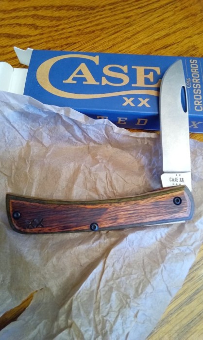 Green/Brown Laminate wood smooth XR Sod Buster Jr XR7137  S35VN