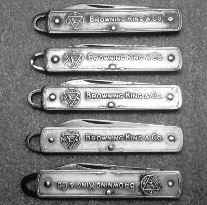 "Upside Down" With My Other Four, <br />BROWNING KING &amp; COMPANY Pocket Knives.