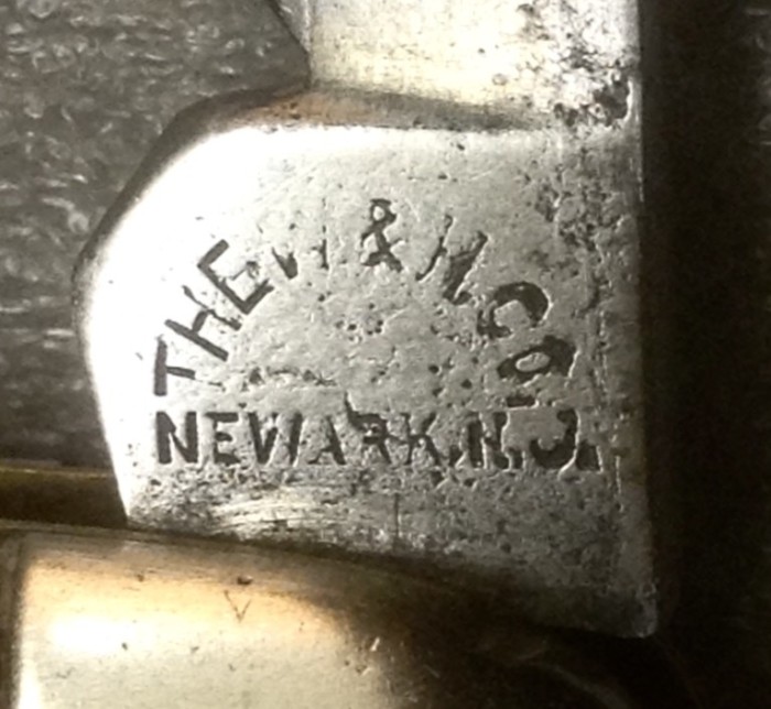 The Secondary Blade Front Tang Stamp.