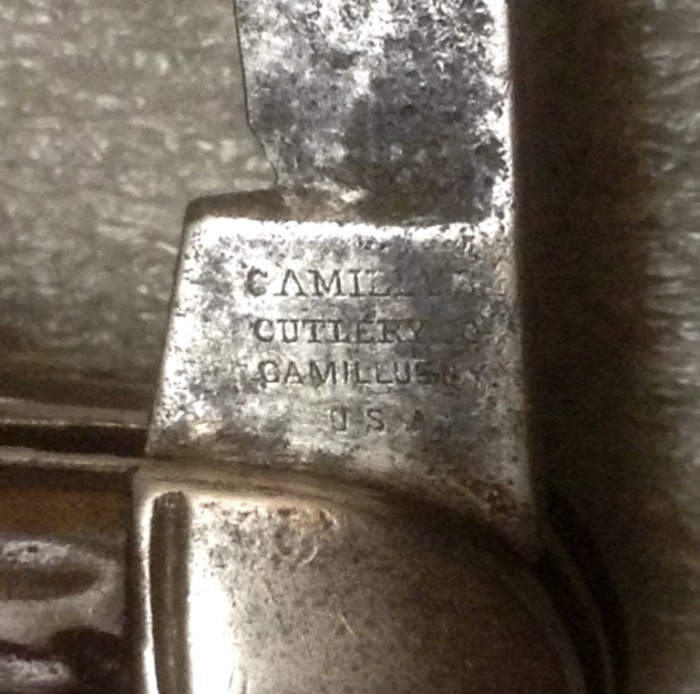 The Secondary Blade Front Tang Stamp.