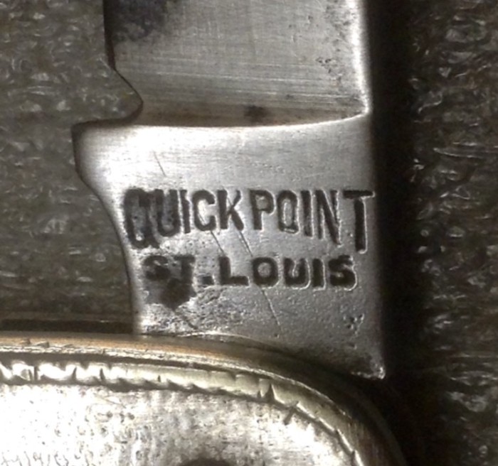 The Main Blade Front Tang Stamp.