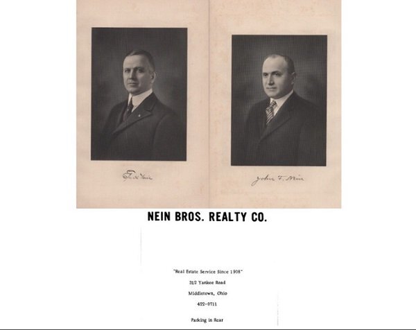 Top Left - Edward H. Nein (1919)<br />Top Right - John F. Nein (1919)<br />Bottom - Nein Bros. Ad - Circa ?<br />NOT My Item(s). NOT My Picture(s).