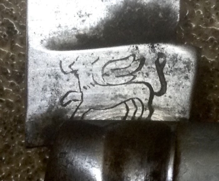 The Main Blade Back Tang Stamp.