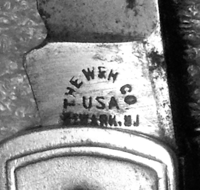 The Main Blade Front Tang Stamp.