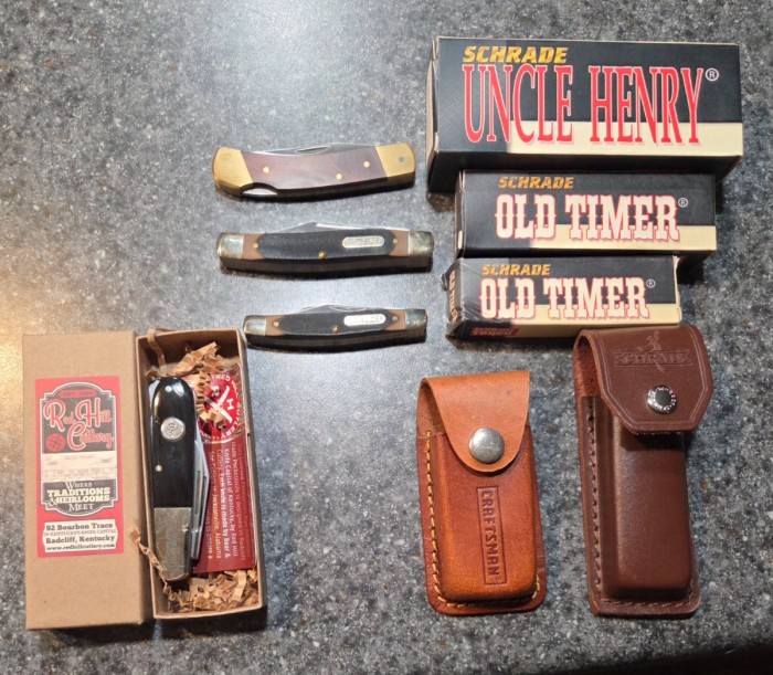 He even sent me four new knives and an extra sheath. The Red Hills Barlow will no doubt see some pocket time.