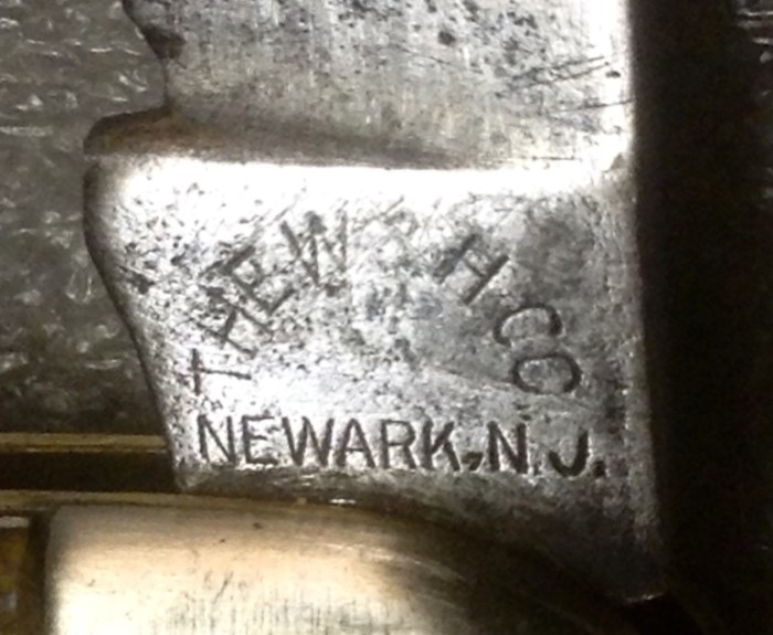 The Main Blade Front Tang Stamp.