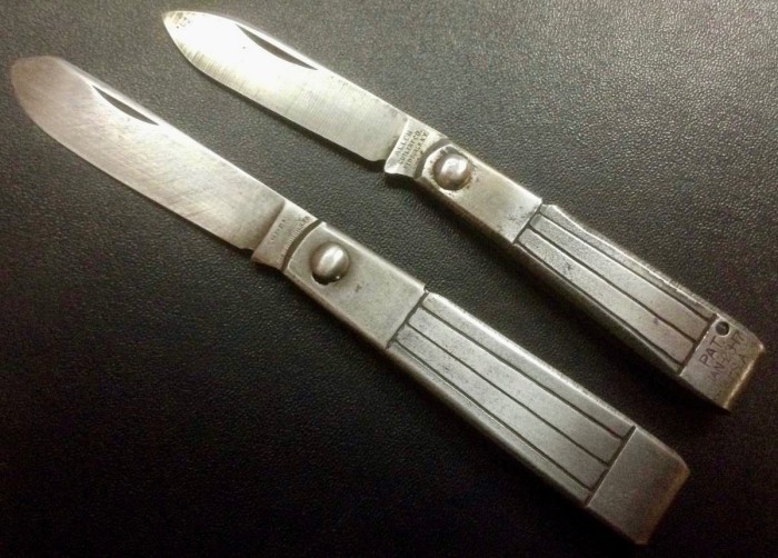 Picture #2 - My Only Two, At The Time, ALLEN CUTLERY COMPANY <br />Pocket Knives, With Grooves In The Handle(s).