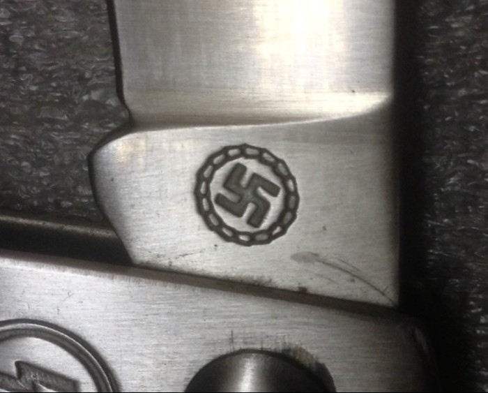The Main Blade Front Tang Stamp.