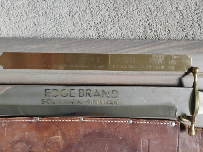 Edge Brand 17 1\4 blade  23 1\4 overall bowie