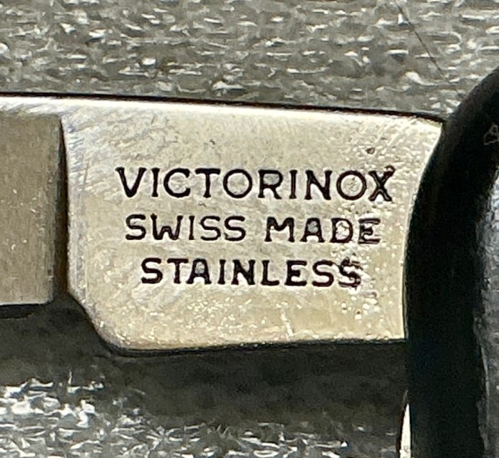 The Main Blade Front Tang Stamp.