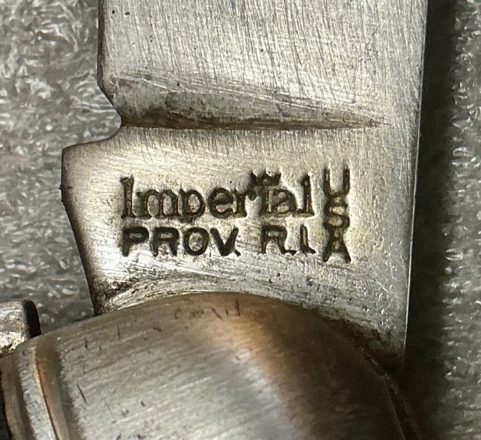 The Main Blade Front Tang Stamp.