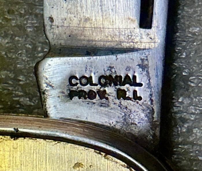 The Main Blade Front Tang Stamp.