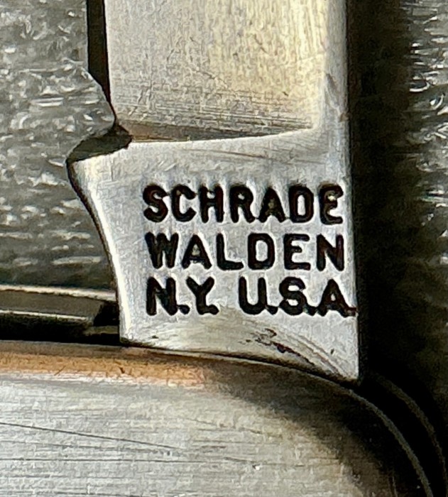 The Main Blade Front Tang Stamp.