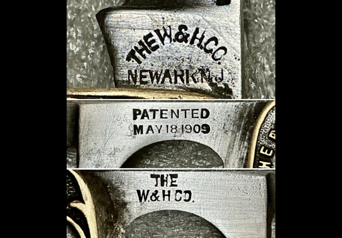 Top Picture - The Main Blade Front Tang Stamp.<br />Middle Picture - The Secondary Blade/Tool Front Stamp.<br />Bottom Picture - The Secondary Blade/Tool Back Stamp.