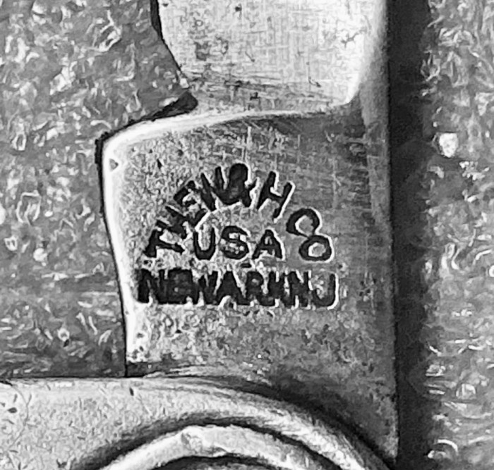 The Main Blade Front Tang Stamp.