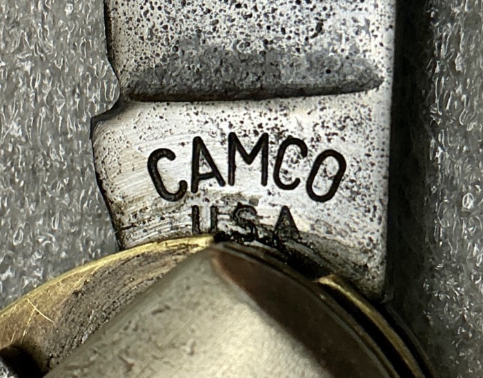 The Main Blade Front Tang Stamp.