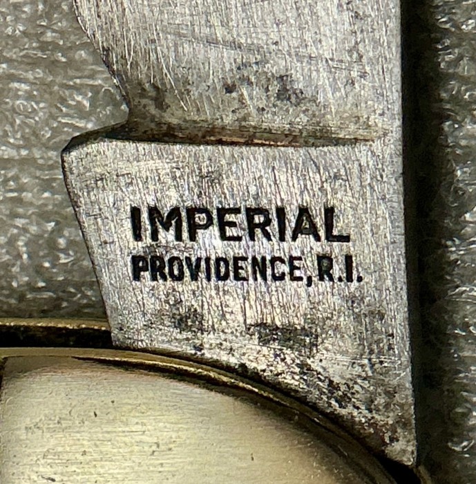 The Main Blade Front Tang Stamp.