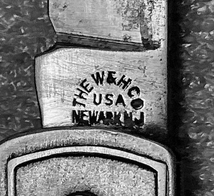 The Main Blade Front Tang Stamp.