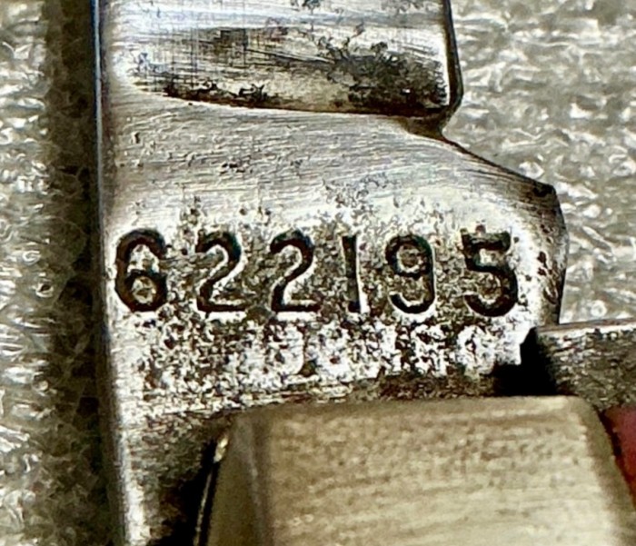 The Main Blade Back Tang Stamp.