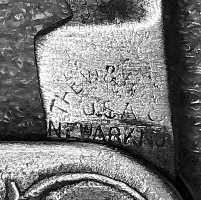 The Main Blade Front Tang Stamp.
