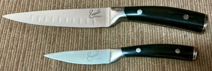 Picture #4. - Emeril.<br />This Was Originally A Three Knife Gift Set.<br />I Don’t Know What Happened To Knife #3.