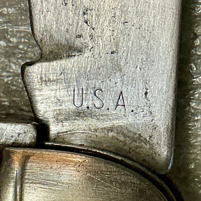 The Main Blade Front Tang Stamp.