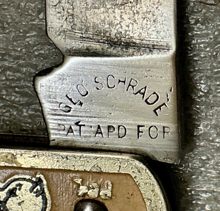 The Main Blade Front Tang Stamp.