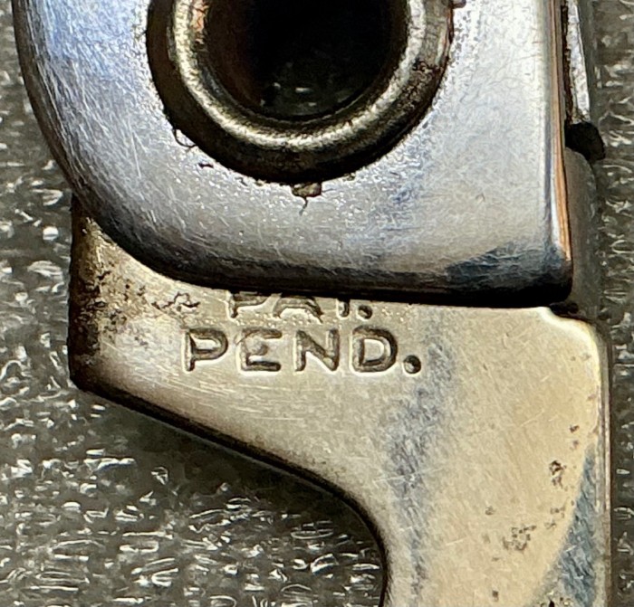The Main Blade Front Tang Stamp.