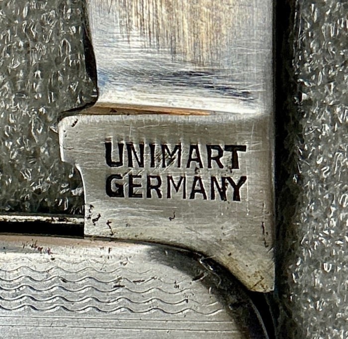 The Main Blade Front Tang Stamp.