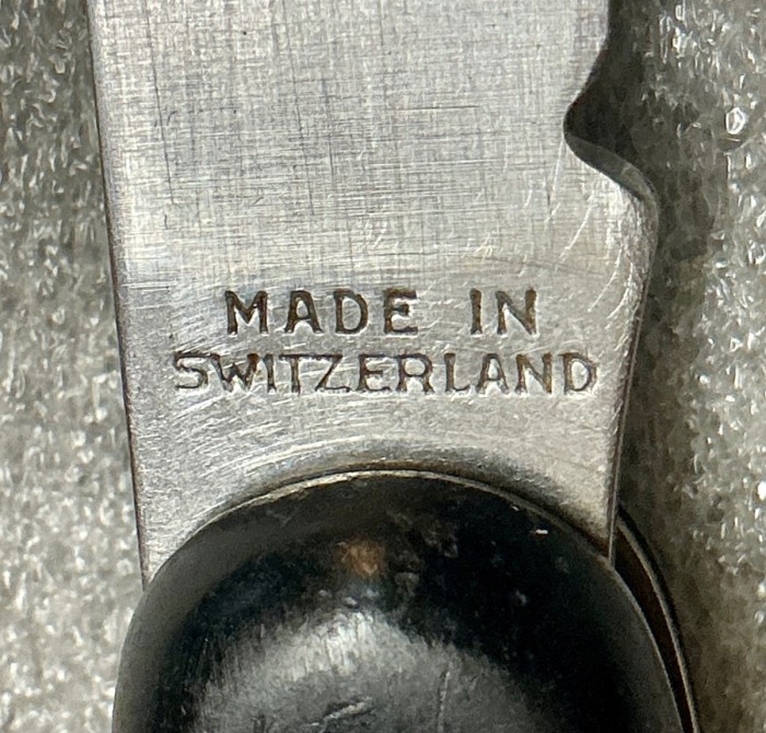 The Main Blade Back Tang Stamp.