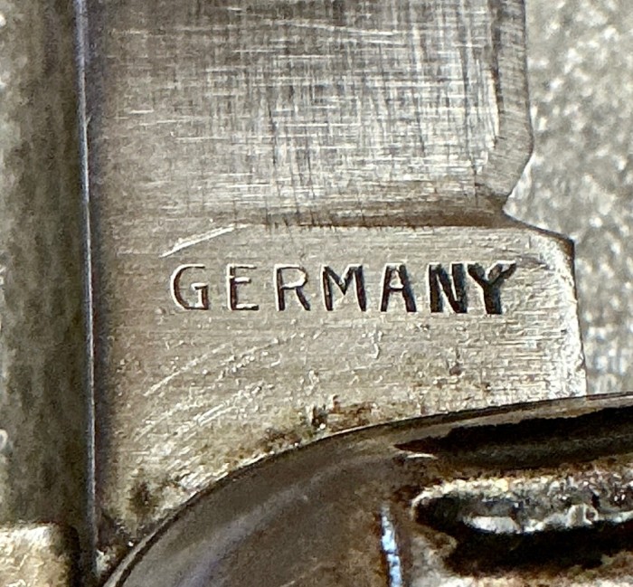 The Main Blade Back Tang Stamp.